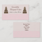 Designer Cakes Visitenkarte (Vorne/Hinten)