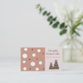 Designer Cakes Visitenkarte (Stehend Vorderseite)
