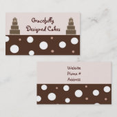 Designer Cakes Visitenkarte (Vorne/Hinten)