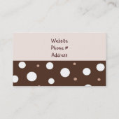 Designer Cakes Visitenkarte (Rückseite)