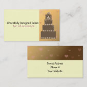 Designer Cakes Visitenkarte (Vorne/Hinten)