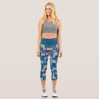 Designer Capri Leggings