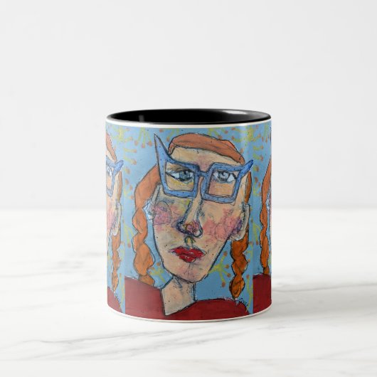 Designer Cat Eyes 11oz Tasse (Mittel)