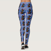 Designer Cats and Hearts Leggings (Rückseite)