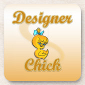 Designer Chick Untersetzer (Vorderseite)