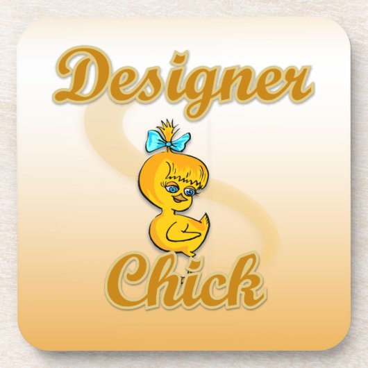 Designer Chick Untersetzer (Vorderseite)