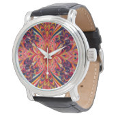 Designer Cosmic Kaleidoscope Watch Armbanduhr (Schrägansicht)