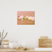 Designer Cupcakes Poster (Küche)