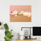 Designer Cupcakes Poster (Heimbüro)