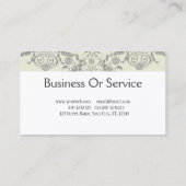 Designer-Dekorateur-viktorianischer Visitenkarte (Rückseite)