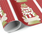 Designer Dog Bone Weihnachten Welpen Urlaub Pet Xm Geschenkpapier (Rolleneckpunkt)