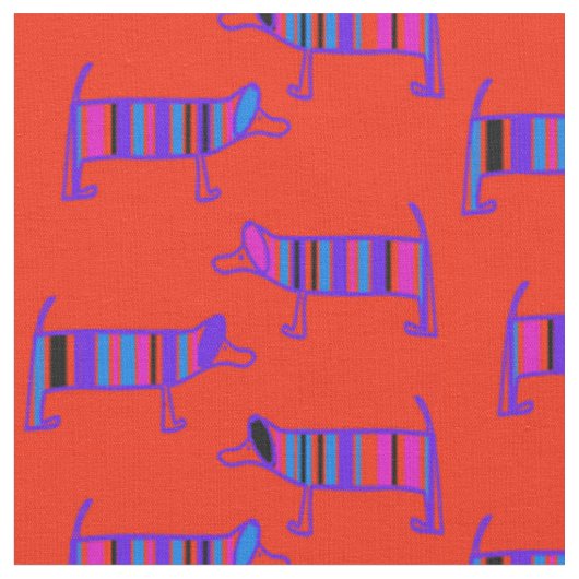 Designer Dog Fabrics - Whimsical Styles - Neu Stoff (Nahaufnahme)