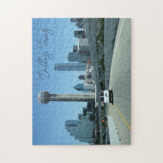 Designer Downtown Dallas Texas Puzzle (Vertikal)