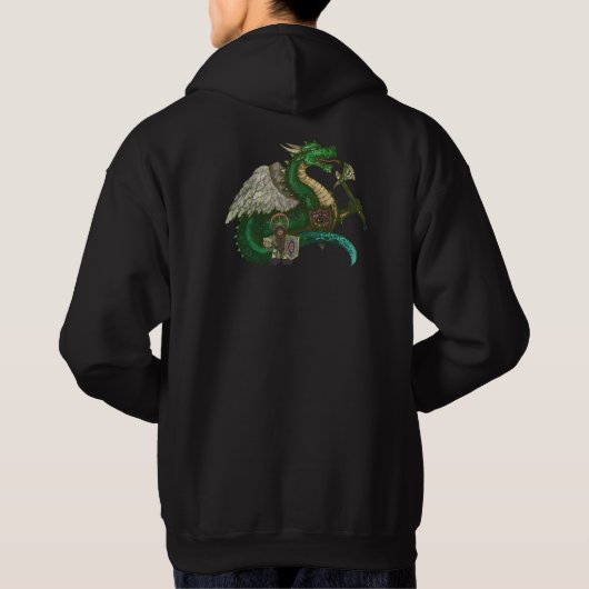 Designer-DracheHoodie Hoodie (Rückseite)