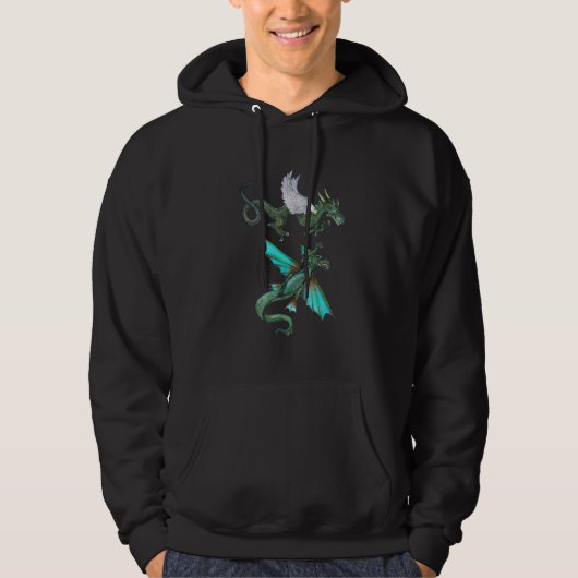 Designer-DracheHoodie Hoodie (Vorderseite)