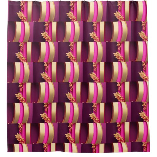 Designer-Duschvorhang mit Matching Matches Duschvorhang (Vorderseite)