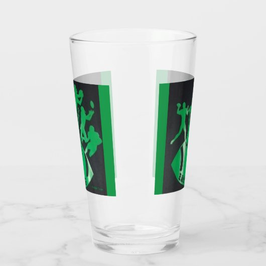 DESIGNER EAGLES GLASS CUP GLAS (Links)
