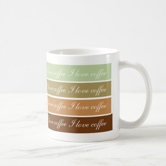 Designer färbt Kaffee-Tassen Kaffeetasse (Rechts)