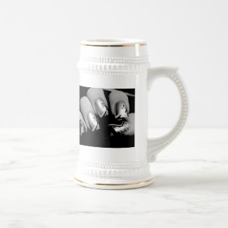 Designer Fingernails Bierglas