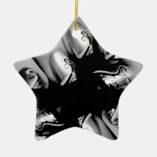 Designer Fingernails Keramikornament