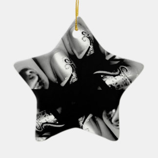 Designer Fingernails Keramikornament