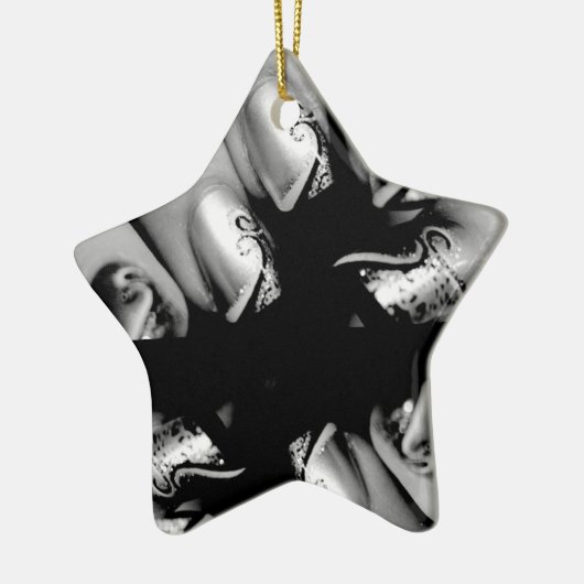 Designer Fingernails Keramikornament (Links)