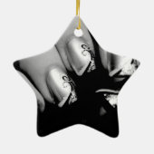 Designer Fingernails Keramikornament (Hinten)