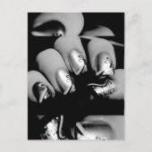 Designer Fingernails Postkarte (Vorderseite)