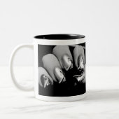 Designer Fingernails Zweifarbige Tasse (Links)