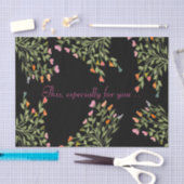 Designer Floral Heart Gemustert Seidenpapier (Handwerk)