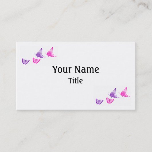 Designer-Foto-Geschäfts-Karten-Schablone Visitenkarte (Vorderseite)