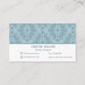 Designer für Berufliches Design Visitenkarte (Rückseite)