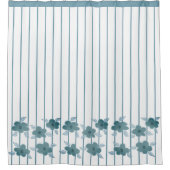 Designer für Blumengarten Duschvorhang (Vorderseite)