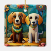 "Designer für Heimtiere" Keramikornament (Rückseite)