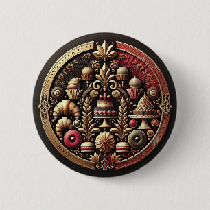 Designer für klassische Konditorei und Kuchen Button