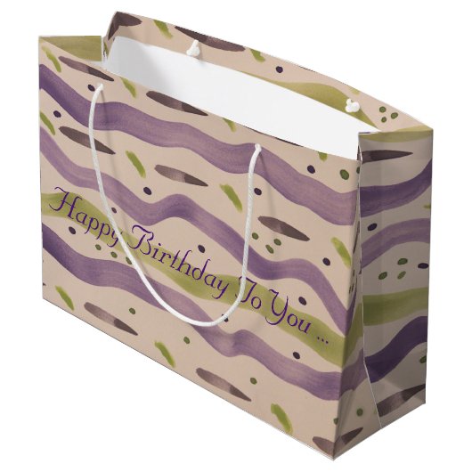 Designer Geschenktüten Große Geschenktüte (Rückseite Schrägansicht)