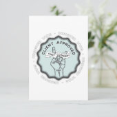 Designer gewinnt #1 karte (Stehend Vorderseite)