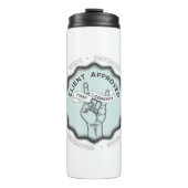 Designer gewinnt #1 thermosbecher (Vorderseite)