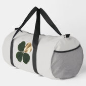 Designer Gilded Clover Luxe Travel Duffle Bag (Rechte Ecke)