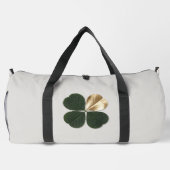 Designer Gilded Clover Luxe Travel Duffle Bag (Rückseite)