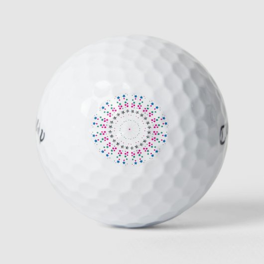Designer Golf Balls -12 Pack. Einfach zu identifiz Golfball (Vorderseite)