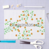 Designer Gratulationen Tissue Paper Seidenpapier (Handwerk)