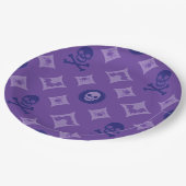 Designer Halloween, Louis Skulls Pappteller (Schrägansicht)