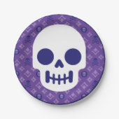 Designer Halloween, Vuitton Skulls Pappteller (Vorderseite)