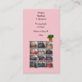 Designer-Handtaschen mit Zubehör Visitenkarte