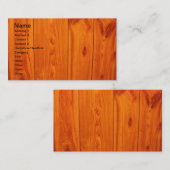 Designer-Hartholz-Bodenbelag-Visitenkarten Visitenkarte (Vorne/Hinten)