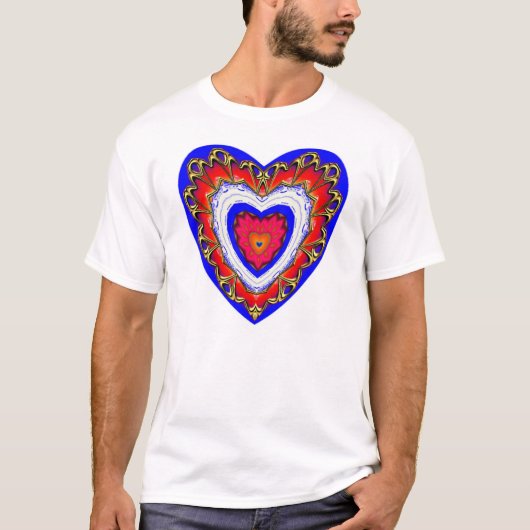 Designer-Herz 03 T-Shirt (Vorderseite)