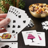 Designer-Hochzeitstorte Spielkarten (In Situ)