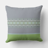 Designer-Innendekoration mit Grays Kissen (Rückseite)