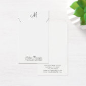 Designer Jewele Necklace Script Display Card (Schreibtisch)